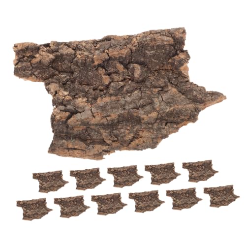Milisten 12 Stück Terrarium zubehör Fliese für Reptilienbecken Reptil Klettern dekorativ künstliche Rinde Holz Milisten 12 Stück Terrarium zubehör Fliese für Reptilienbecken Reptil Klettern dekorativ künstliche Rinde Holz von Milisten
