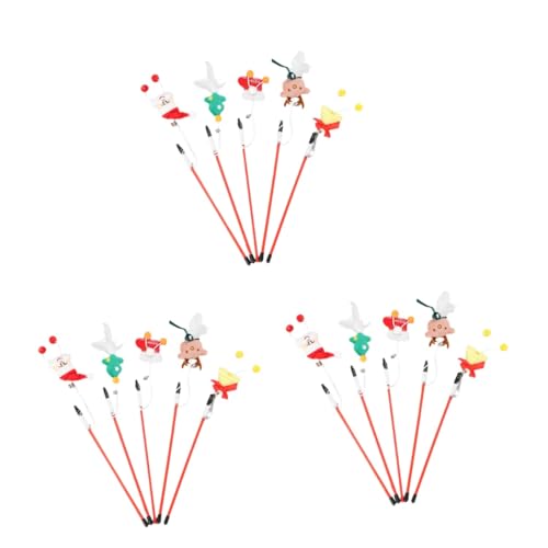 Milisten 15 STK lustige neckende Stöcke Kätzchen Spielen Spielzeug Krippenspielzeug interaktives katzenspielzeug Interactive cat Toy Spielzeuge Katzenspielzeug für Haustiere Haustier Katze Milisten 15 STK lustige neckende Stöcke Kätzchen Spielen Spielzeug Krippenspielzeug interaktives katzenspielzeug Interactive cat Toy Spielzeuge Katzenspielzeug für Haustiere Haustier Katze von Milisten