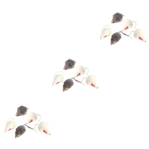 Milisten 15 Stück Katzenspielzeug Mäuse Spielzeug Plüschmäuse Katzenmausspielzeug Katzenteaser Katzenplüschtier Milisten 15 Stück Katzenspielzeug Mäuse Spielzeug Plüschmäuse Katzenmausspielzeug Katzenteaser Katzenplüschtier von Milisten