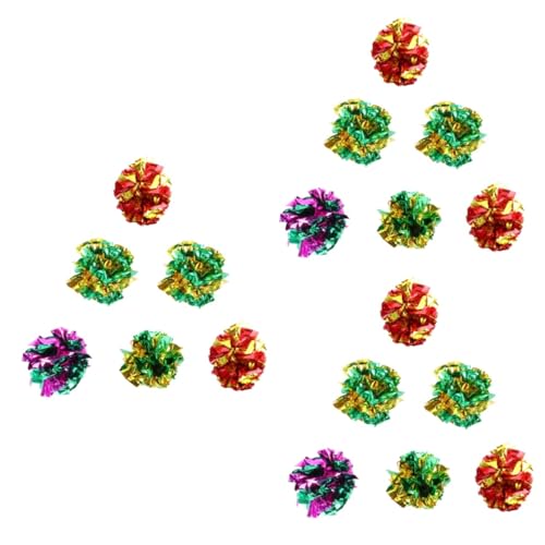 Milisten 18 STK Crinkle-Bälle für Katzen kleines Katzenspielzeug Knisterbälle für Katzen Spielzeuge Katzenspielzeugbälle Katzenspielzeug für Haustiere die Katze Spielzeugball Papierball Milisten 18 STK Crinkle-Bälle für Katzen kleines Katzenspielzeug Knisterbälle für Katzen Spielzeuge Katzenspielzeugbälle Katzenspielzeug für Haustiere die Katze Spielzeugball Papierball von Milisten