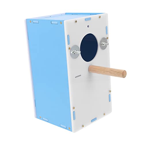 Milisten 1Pc Box Zuchtbox Vögel Vogelnest Zuchtkoffer Vogelhaus Nymphensittich Zuchtnest Vogelbrüterei Papageienzuchtnest Vogelzuchtnest Blauer Kunststoff Milisten 1Pc Box Zuchtbox Vögel Vogelnest Zuchtkoffer Vogelhaus Nymphensittich Zuchtnest Vogelbrüterei Papageienzuchtnest Vogelzuchtnest Blauer Kunststoff von Milisten