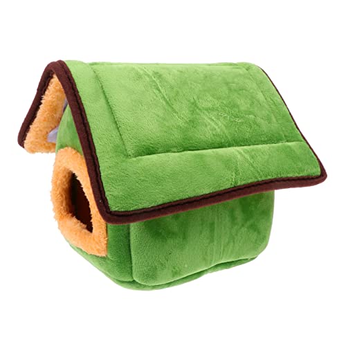 Milisten 1Stk Hamsternest kanninchenhäuser kaninchenhäuser tierbett kleintierhaus nagerhaus Igel Bett Kleintierbedarf Hasenhöhle Bett Hamsterversteck wärmendes Haustierhaus Schwamm Green Milisten 1Stk Hamsternest kanninchenhäuser kaninchenhäuser tierbett kleintierhaus nagerhaus Igel Bett Kleintierbedarf Hasenhöhle Bett Hamsterversteck wärmendes Haustierhaus Schwamm Green von Milisten