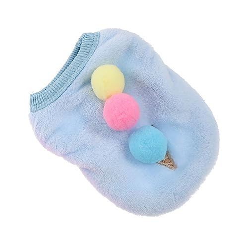 Milisten 1Stk Hund Katze Weste Kleidung Hundeschuhe Welpenpullover Hundepflegeset Hunde-Outfits hundeweste Haustierweste Nachtwäsche für Haustiere tägliches Haustierkostüm Korallenvlies Milisten 1Stk Hund Katze Weste Kleidung Hundeschuhe Welpenpullover Hundepflegeset Hunde-Outfits hundeweste Haustierweste Nachtwäsche für Haustiere tägliches Haustierkostüm Korallenvlies von Milisten