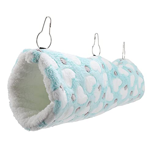 Milisten 1Stück Hängende Tunnel Hängematte für Kleine Haustiere Super Plüschiges Nest für Hamster Meerschweinchen Co Wärmendes Geschmeidiges Pet Warm Milisten 1Stück Hängende Tunnel Hängematte für Kleine Haustiere Super Plüschiges Nest für Hamster Meerschweinchen Co Wärmendes Geschmeidiges Pet Warm von Milisten