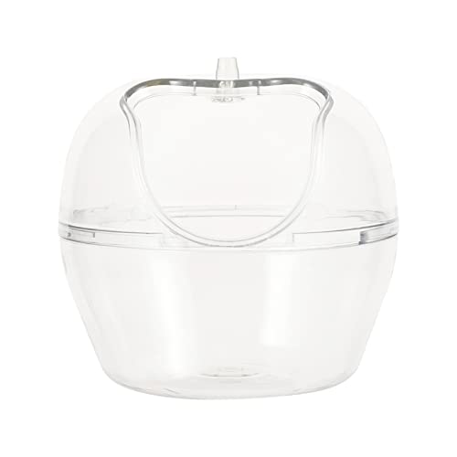 Milisten 1stück Transparentes Hamster Badezimmer Sandbad Container Für Kleine Haustiere Multifunktionale Toilette Und Sandbad Box Für Chinchillas Mäuse Und Rennmäuse von Milisten