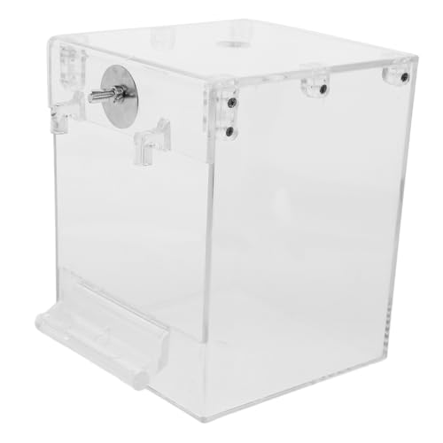 Milisten 1Stück Vogel Badewanne für Käfige Transparente Duschbox für Papageien und Sittiche kein Auslaufen zu Installieren für Stressfreies und Pflege Ihres Milisten 1Stück Vogel Badewanne für Käfige Transparente Duschbox für Papageien und Sittiche kein Auslaufen zu Installieren für Stressfreies und Pflege Ihres von Milisten