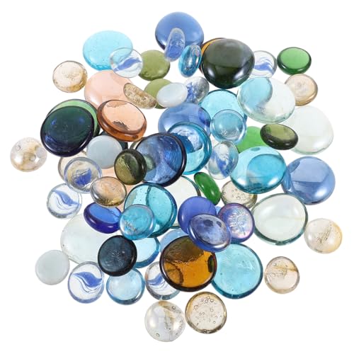 Milisten 1tasche Aquariensteine Aus Glas Für Dekoration Kleine Glassteine Als Aquarienkies Fluoreszierende Steine Für Terrarien von Milisten
