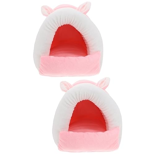 Milisten 2 Stücke Tragbare Meerschweinchen Nest Hamster Meerschweinchen Bett Warme Pet Rest Haustier Schlaf Nest Für von Milisten