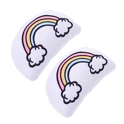 Milisten Katzenspielzeug mit Regenbogen-Aufdruck Interaktive Bälle 2er-Pack Plüsch-katzenspielzeug für Hauskatzen Milisten Katzenspielzeug mit Regenbogen-Aufdruck Interaktive Bälle 2er-Pack Plüsch-katzenspielzeug für Hauskatzen von Milisten