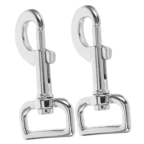 Milisten Leinenverbinder Metallkarabinerhaken für Haustier-rückhalteverbinder Trigger-karabinerhaken Schwenkbarer Karabinerclip Milisten Leinenverbinder Metallkarabinerhaken für Haustier-rückhalteverbinder Trigger-karabinerhaken Schwenkbarer Karabinerclip von Milisten