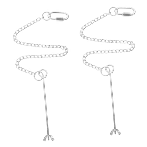 Milisten 2stücke Edelstahl Vogel Futterspender Mit Kette Hängendes Gemüse Und Obsthalter Vögel Für Papageien Und Andere Haustiere Um Futter Zu Skewer Milisten 2stücke Edelstahl Vogel Futterspender Mit Kette Hängendes Gemüse Und Obsthalter Vögel Für Papageien Und Andere Haustiere Um Futter Zu Skewer von Milisten
