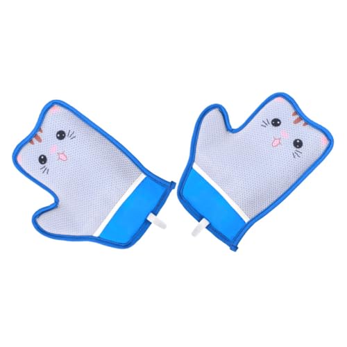 Milisten 2 Stück Elektrostatische Wiederverwendbare Tierhaarentferner Handschuhe mit Massagefunktion für Hunde Katzen Langlebig und Waschbar für Möbel Kleidung Teppich Autositz von Milisten