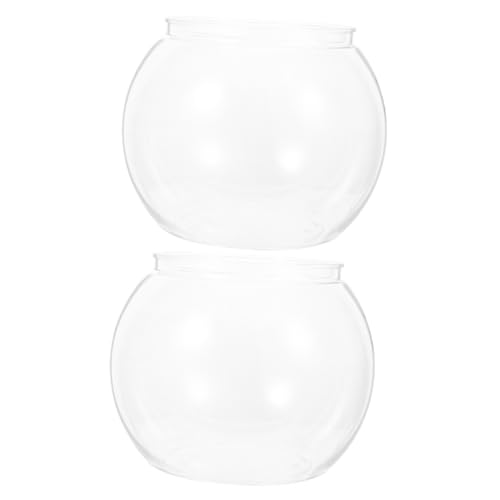 Milisten 2 Stück Großer Runder Kunststoff Aquarium Fischglas Transparenter Desktop Fischtank mit Stabilem Sicherem Material Vielseitig als Aquarium Terrarium oder Pflanzgefäß Teiliges Milisten 2 Stück Großer Runder Kunststoff Aquarium Fischglas Transparenter Desktop Fischtank mit Stabilem Sicherem Material Vielseitig als Aquarium Terrarium oder Pflanzgefäß Teiliges von Milisten