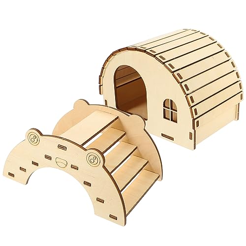 Milisten 2 Stücke Holz Hamster Dekorative Hideout Tier Brücke Holz Brücke Spielzeug Für Hamster Milisten 2 Stücke Holz Hamster Dekorative Hideout Tier Brücke Holz Brücke Spielzeug Für Hamster von Milisten