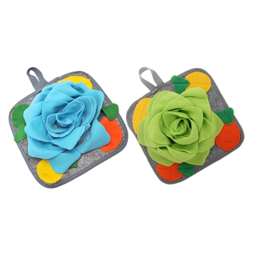 Milisten 2stücke Kaninchen-anreicherungsspielzeug Futtermatte Für Kaninchen Schnüffelkissen Für Waschbare Matte Für Kleintiere Haustier-Spielzeug Mit Muster Milisten 2stücke Kaninchen-anreicherungsspielzeug Futtermatte Für Kaninchen Schnüffelkissen Für Waschbare Matte Für Kleintiere Haustier-Spielzeug Mit Muster von Milisten