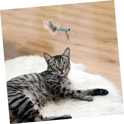 Milisten 2 Stück Interaktives Katzenspielzeug Teiliges mit Blauen Federköpfen Weiche und Federaufsätze für Wohnungskatzen Langlebige Katzenangel Ersatzköpfe Bewegung und Spielspaß Milisten 2 Stück Interaktives Katzenspielzeug Teiliges mit Blauen Federköpfen Weiche und Federaufsätze für Wohnungskatzen Langlebige Katzenangel Ersatzköpfe Bewegung und Spielspaß von Milisten