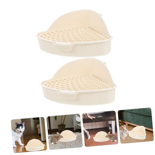 Milisten 2 Stück Kaninchen Toilette Ecktoilette aus Langlebigem Material Sicheres Netz gegen Kratzer für Meerschweinchen Hamster Kaninchen und Kleintiere Unterstützt Training und Hygiene Milisten 2 Stück Kaninchen Toilette Ecktoilette aus Langlebigem Material Sicheres Netz gegen Kratzer für Meerschweinchen Hamster Kaninchen und Kleintiere Unterstützt Training und Hygiene von Milisten