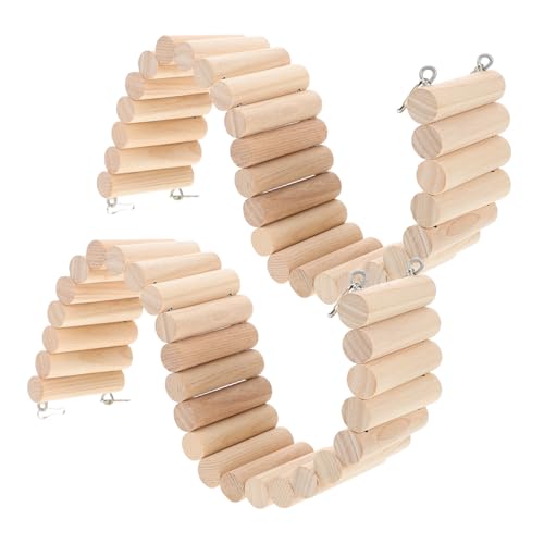 Milisten 2stücke Holz Kletterleiter Für Kleintiere Tragbare Bogenbrücke Für Hamster Meerschweinchen Und Rennmäuse Robustes Spielzeug Zur Käfigbereicherung Milisten 2stücke Holz Kletterleiter Für Kleintiere Tragbare Bogenbrücke Für Hamster Meerschweinchen Und Rennmäuse Robustes Spielzeug Zur Käfigbereicherung von Milisten