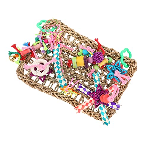 Milisten 2 Stück Papageien Kletternetz Gewebtes Kletterspielzeug Für Vögel Beißspielzeug Bunte Vögel Futterwand Papageien Futterspielzeug Papagei Lustige Spielzeug Requisite Milisten 2 Stück Papageien Kletternetz Gewebtes Kletterspielzeug Für Vögel Beißspielzeug Bunte Vögel Futterwand Papageien Futterspielzeug Papagei Lustige Spielzeug Requisite von Milisten
