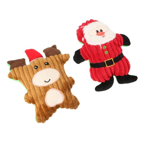 Milisten 2stücke Weihnachts Plüsch Interaktives Hundespielzeug Geräuschendes Kauspielzeug Für Welpen Weiches Teething Spielzeug Für Zahnpflege Und Beschäftigung Milisten 2stücke Weihnachts Plüsch Interaktives Hundespielzeug Geräuschendes Kauspielzeug Für Welpen Weiches Teething Spielzeug Für Zahnpflege Und Beschäftigung von Milisten