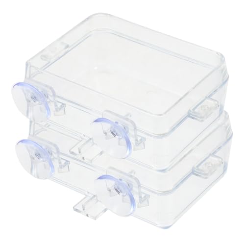 Milisten 2 Stück Reptilien Futternapf mit Saugnapf Fluchtverhindernde Futter und Wasserschale aus Robustem Transparent für Gehege von Eidechsen Geckos und Anderen Reptilien Milisten 2 Stück Reptilien Futternapf mit Saugnapf Fluchtverhindernde Futter und Wasserschale aus Robustem Transparent für Gehege von Eidechsen Geckos und Anderen Reptilien von Milisten