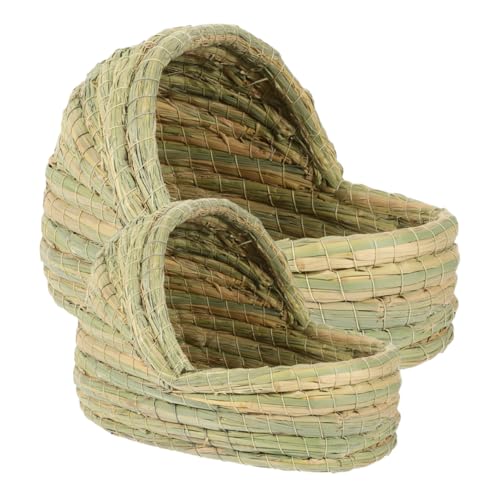 Milisten 2 Stücke Stroh Huhn Nest Bett Gemütliche Woven Hühnerstall Für Legen-komfortable & Milisten 2 Stücke Stroh Huhn Nest Bett Gemütliche Woven Hühnerstall Für Legen-komfortable & von Milisten