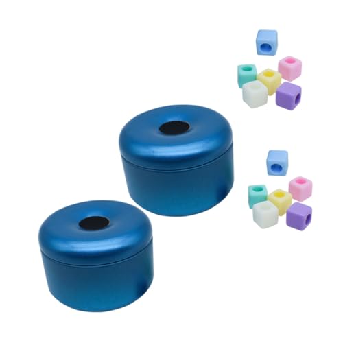Milisten 2 Stück Teiliges Papageien Interaktive Sparbox aus Metall für Wellensittiche Graupapageien und Andere Kleine Vögel Fördert Spiel und Training für Drinnen von Milisten
