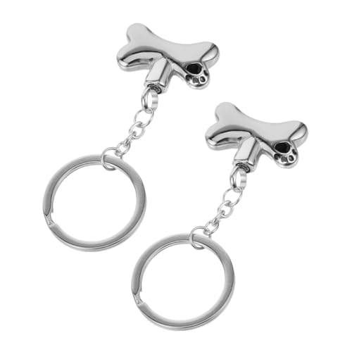 Milisten 2 Stück Titanstahl Schmuck mit Hundeknochen Anhänger und Aschebehälter Erinnerungsstück für Haustiere und Kranz für Ewigkeit Milisten 2 Stück Titanstahl Schmuck mit Hundeknochen Anhänger und Aschebehälter Erinnerungsstück für Haustiere und Kranz für Ewigkeit von Milisten