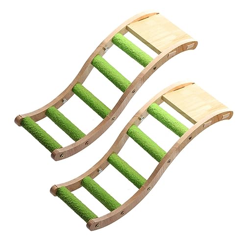 Milisten 2 Stück Vogelkäfig Zubehör Teiliges Holz Kletterleiter für Papageien Wellensittiche Nymphensittiche Natürlicher Holzleiter Kauspielzeug zur Beschäftigung und Krallenpflege Milisten 2 Stück Vogelkäfig Zubehör Teiliges Holz Kletterleiter für Papageien Wellensittiche Nymphensittiche Natürlicher Holzleiter Kauspielzeug zur Beschäftigung und Krallenpflege von Milisten