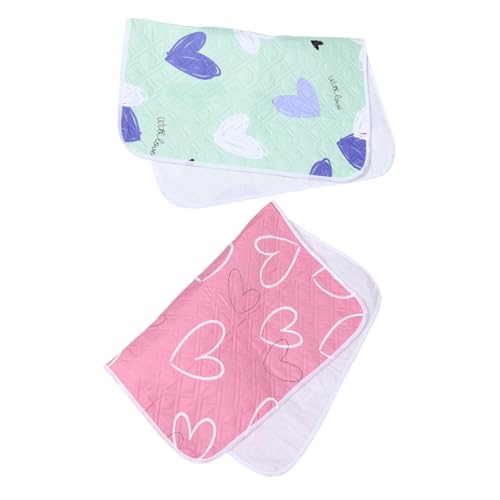 Milisten 2 Stück Waschbare wasserdichte Nagerkäfig Einlagen aus Robustem Material Wiederverwendbar und Saugfähig für Meerschweinchen Kaninchen Hamster und Chinchillas von Milisten