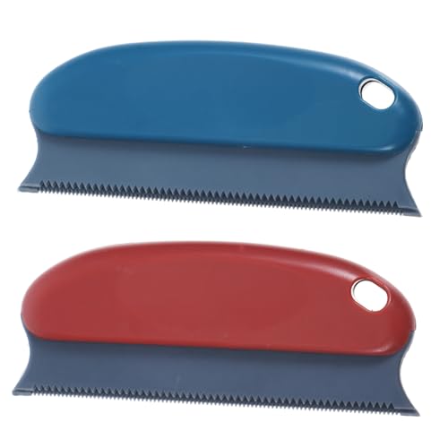 Milisten 2 Stück Wiederverwendbarer Tierhaarentferner Robuste Fusselbürste aus Abs TPR für Kleidung Sofa Bettwäsche Effektive Haustierhaarentfernung Einfach zu Reinigen Tragbar in von Milisten