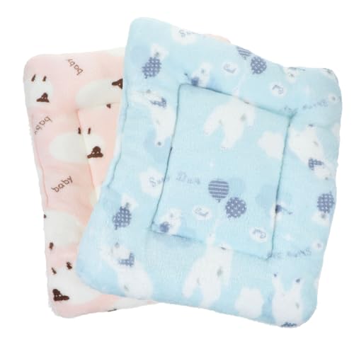 Milisten Matte 2 Stück Hamster Decke Meerschweinchen Bett Matte Haustier Handtücher Waschbar Pad Für Milisten Matte 2 Stück Hamster Decke Meerschweinchen Bett Matte Haustier Handtücher Waschbar Pad Für von Milisten