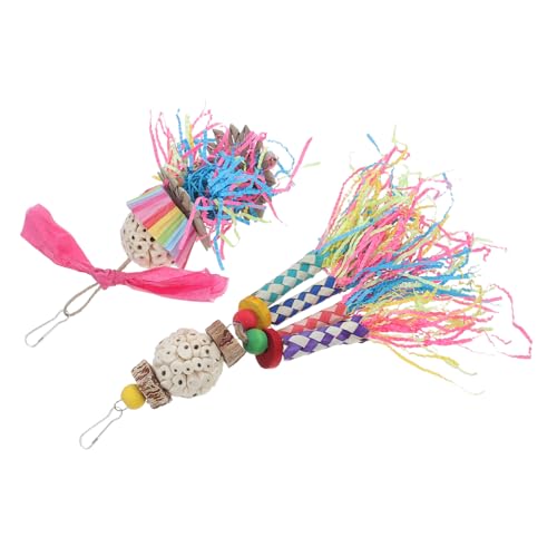 Milisten 2stücke Wellensittich-Spielzeug Aus Natürlichem Kauspielzeug Für Papageien Conures Und Nymphensittiche Aufhängbares Spielzeug Mit Futter Geeignet Für Kleine Bis Mittelgroße Milisten 2stücke Wellensittich-Spielzeug Aus Natürlichem Kauspielzeug Für Papageien Conures Und Nymphensittiche Aufhängbares Spielzeug Mit Futter Geeignet Für Kleine Bis Mittelgroße von Milisten