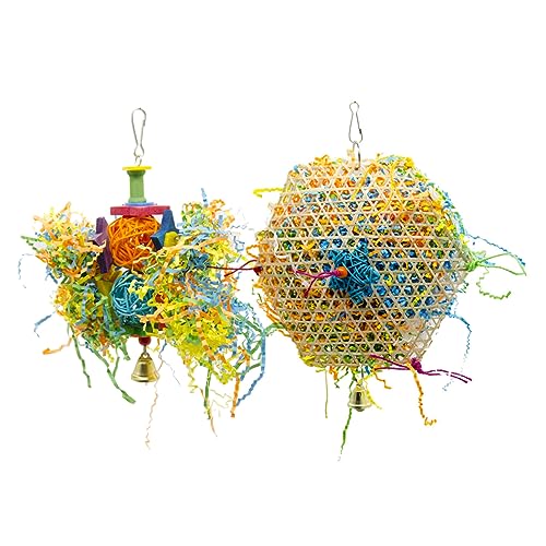 Milisten 2stücke Hängendes Vogelspielzeug Für Papageien Zerkleinerungsspielzeug Futter Schreddern Spielzeug Bunte Langlebig Und Praktisch Für Haustierbedarf Milisten 2stücke Hängendes Vogelspielzeug Für Papageien Zerkleinerungsspielzeug Futter Schreddern Spielzeug Bunte Langlebig Und Praktisch Für Haustierbedarf von Milisten