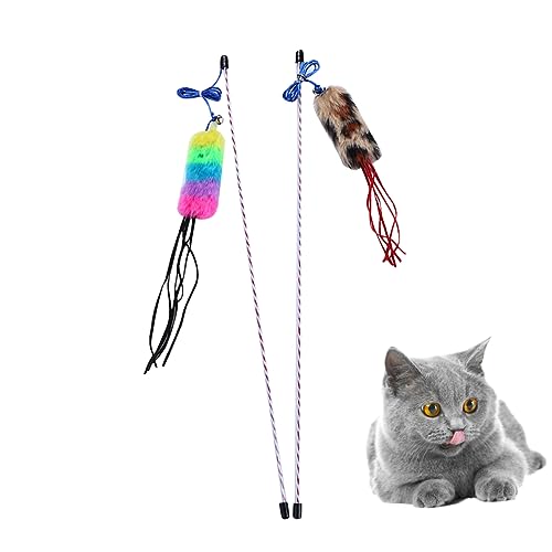 Milisten 2 Stücke Katze Plüsch Zauberstab Zauberstäbe Angeln Katze Katzen Zauberstab Katze Teaser Katze Interaktive Katze Stange Milisten 2 Stücke Katze Plüsch Zauberstab Zauberstäbe Angeln Katze Katzen Zauberstab Katze Teaser Katze Interaktive Katze Stange von Milisten
