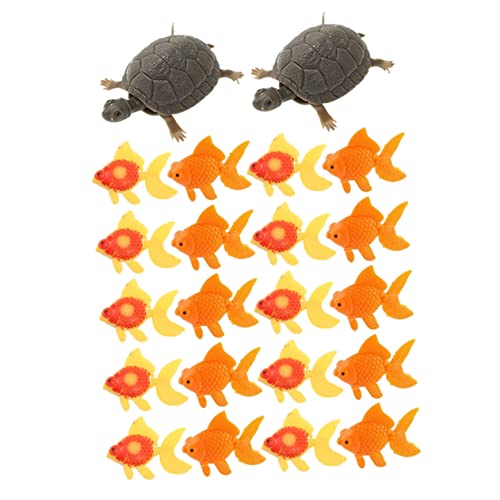 Milisten 22 Stück Teiliges Aquarium Deko mit Schwimmenden Kunststoff Goldfischen und Schildkröten Naturnahe Fischspielzeuge Schwimmende Aquarien Dekoration für Fischbecken Lebensechte Milisten 22 Stück Teiliges Aquarium Deko mit Schwimmenden Kunststoff Goldfischen und Schildkröten Naturnahe Fischspielzeuge Schwimmende Aquarien Dekoration für Fischbecken Lebensechte von Milisten
