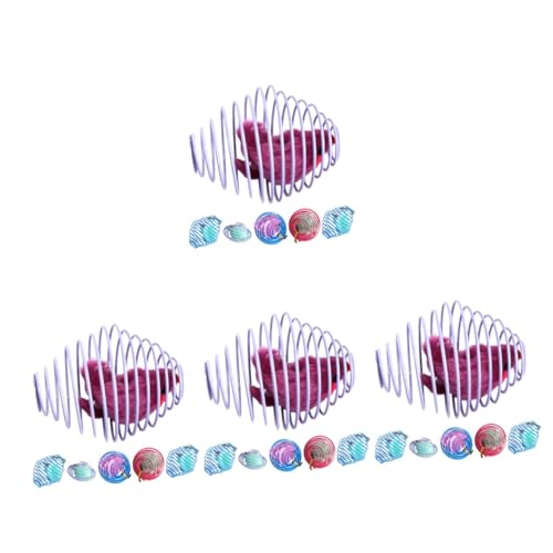 Milisten 24 STK Käfig Katzenspielzeug Spielzeug Für Käfigmäuse Katzenspielzeugbälle Für Wohnungskatzen Spiralförmiges Katzenspielzeug Plüschtier Sprungfedern Kätzchen Hauskatze Eisen Milisten 24 STK Käfig Katzenspielzeug Spielzeug Für Käfigmäuse Katzenspielzeugbälle Für Wohnungskatzen Spiralförmiges Katzenspielzeug Plüschtier Sprungfedern Kätzchen Hauskatze Eisen von Milisten
