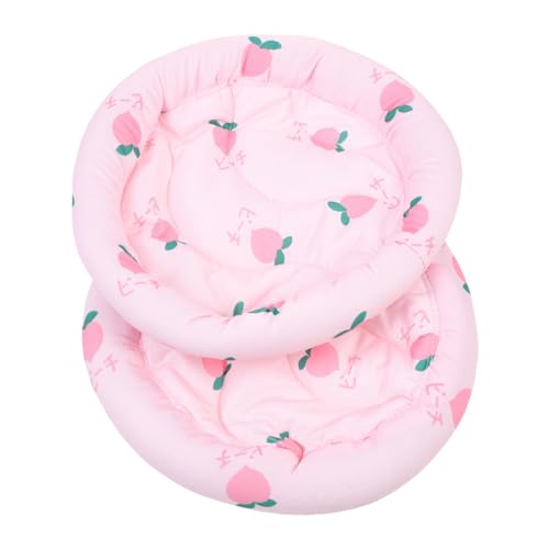 Milisten 2St Hamster Pad Reptilien Kaninchenzubehör Haustiermatte Hamster Schlafmatte Chinchilla-Spielzeug hundebett Sommerschlafmatte für Haustiere Kühlkissen für Hamster Igel Bodenmatte von Milisten