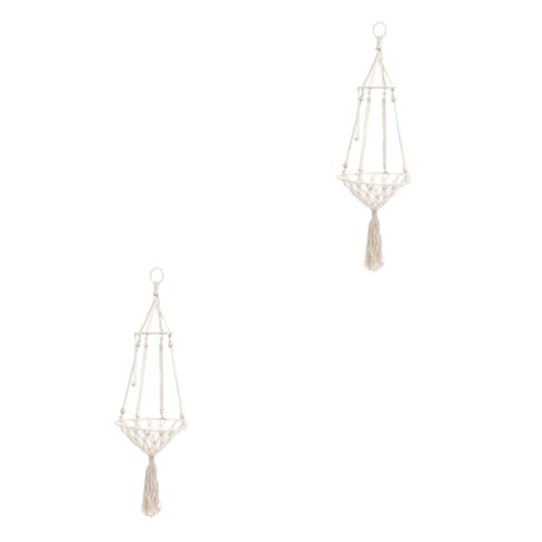 Milisten 2 Stücke Hängen Katze Schaukel Bett Katze Hängematte Bett Macrame Katze Bett Komfortable Decor Milisten 2 Stücke Hängen Katze Schaukel Bett Katze Hängematte Bett Macrame Katze Bett Komfortable Decor von Milisten
