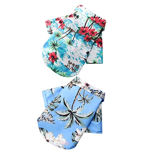 Milisten 2St Haustierhemd hundeshirt hundezubehör Haustierbekleidung Haustiermode Hawaii-Hemd für Haustiere windhund Kleidung Kühlung für Hunde Hundedekor Hundekleidung Polyester Milisten 2St Haustierhemd hundeshirt hundezubehör Haustierbekleidung Haustiermode Hawaii-Hemd für Haustiere windhund Kleidung Kühlung für Hunde Hundedekor Hundekleidung Polyester von Milisten