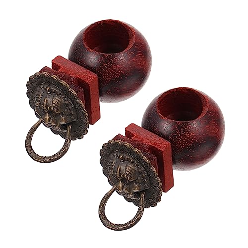 Milisten Praktische 2pc Rot Holz Cricket Käfig Feeder Lebensmittel Tröge Glatt für Langlebigkeit Milisten Praktische 2pc Rot Holz Cricket Käfig Feeder Lebensmittel Tröge Glatt für Langlebigkeit von Milisten