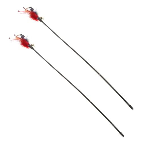 Milisten 2St Katzenspielzeug Kitten Katzen cat Toy Katzen spielsachen Katzen Spielzeug+ Katzen Angeln Kätzchen Spielzeug Glockenspielzeug für Katzen Katzen-Teaser Katzen-Stäbchen Milisten 2St Katzenspielzeug Kitten Katzen cat Toy Katzen spielsachen Katzen Spielzeug+ Katzen Angeln Kätzchen Spielzeug Glockenspielzeug für Katzen Katzen-Teaser Katzen-Stäbchen von Milisten
