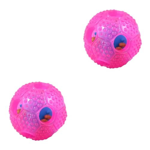 Milisten 2St Leckerli abgebendes Hundespielzeug interaktives Spielzeug Interactive Toys Interaktives Hundespielzeug Leckerli-Spielzeug für Hunde Leckerli-Spender für Hunde Ball behandeln von Milisten