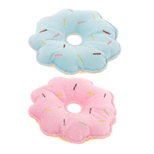 Milisten 2stücke Donut-förmige Kauspielzeuge Für Hunde Langlebige Plüschspielzeuge Für Katzen Und Hunde Molarspielzeug Für Zahnpflege Und Spielspaß von Milisten