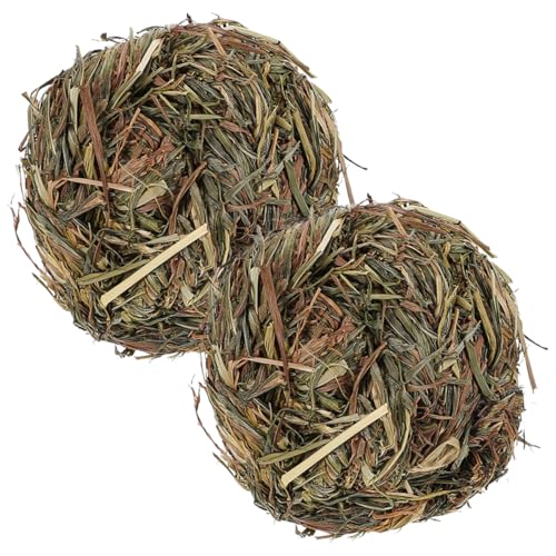Milisten 2Stücke Hasen Grasball für Kleintiere Natürliches Kauspielzeug für Hamster Meerschweinchen und Kaninchen zur Beschäftigung und Zahnpflege Milisten 2Stücke Hasen Grasball für Kleintiere Natürliches Kauspielzeug für Hamster Meerschweinchen und Kaninchen zur Beschäftigung und Zahnpflege von Milisten