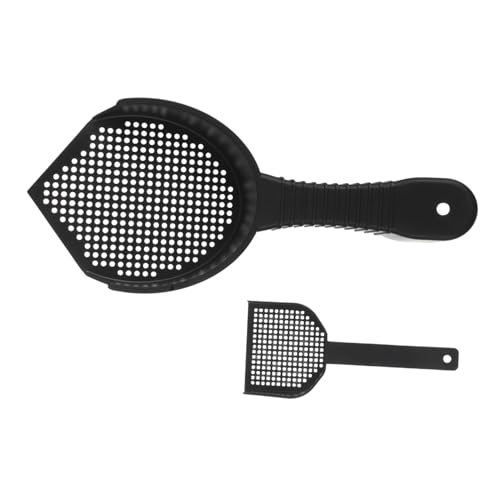 Milisten 2Stücke Katzenstreuschaufel Set Teiliges Kunststoff Set mit Ergonomischem und Feinem Siebdesign für Katzentoiletten und Reptilien Terrarien Milisten 2Stücke Katzenstreuschaufel Set Teiliges Kunststoff Set mit Ergonomischem und Feinem Siebdesign für Katzentoiletten und Reptilien Terrarien von Milisten