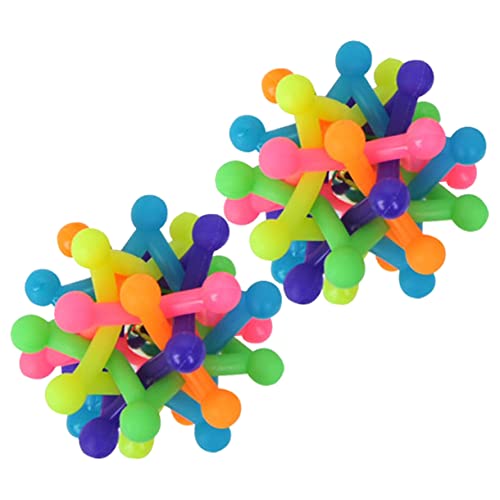Milisten 2Stücke Molar Hohler Rainbow Ball mit Glocken Sound Interaktives Kauballspielzeug für Haustiere Fördert Lernen und Langeweile für Kleine Milisten 2Stücke Molar Hohler Rainbow Ball mit Glocken Sound Interaktives Kauballspielzeug für Haustiere Fördert Lernen und Langeweile für Kleine von Milisten
