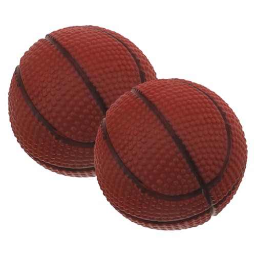 Milisten 2Stücke Quietschende Basketball Hundekugeln für Interaktives Weiche Kauspielzeuge für Kleine und Mittelgroße zu Reinigen für Tägliches Training Milisten 2Stücke Quietschende Basketball Hundekugeln für Interaktives Weiche Kauspielzeuge für Kleine und Mittelgroße zu Reinigen für Tägliches Training von Milisten