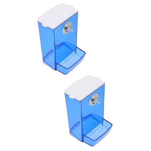 Milisten 2er-Box Vogelfutterbox Vogel Fütterer Container Vogelkäfige Vogelfutterautomat Für Käfig Vogelfütterungsbecher Futterbehälter Für Papageien Futterspender Für Vögel Acryl Milisten 2er-Box Vogelfutterbox Vogel Fütterer Container Vogelkäfige Vogelfutterautomat Für Käfig Vogelfütterungsbecher Futterbehälter Für Papageien Futterspender Für Vögel Acryl von Milisten