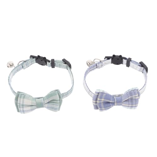 Milisten 2packung Pack Sicherheitshalsband Für Kleine Welpen Katzenhalsband Mit Glocke Kätzchen Fliege Abtrünnigen Plaid Einfarbig Weihnachten Bowties Milisten 2packung Pack Sicherheitshalsband Für Kleine Welpen Katzenhalsband Mit Glocke Kätzchen Fliege Abtrünnigen Plaid Einfarbig Weihnachten Bowties von Milisten